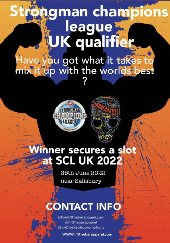 Strongman Champions League UK Qualifier Logo