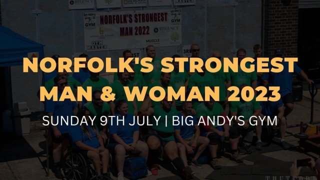 Norfolks Strongest Man and Woman 2023 Logo