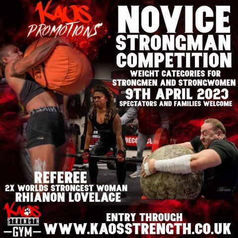 Kaos Strongest Novice 2023 Logo