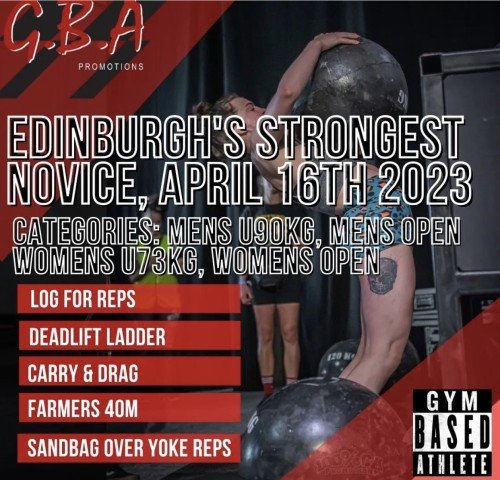 Edinburgh Strongest Novice 2023 Logo