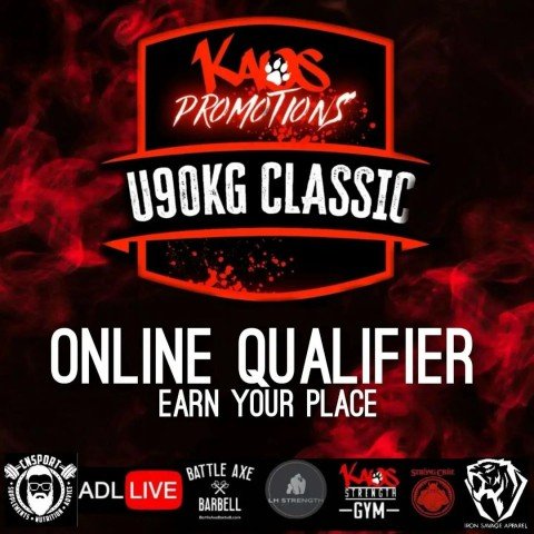 Kaos Promotions u90Kg Classic 2023 - Online Qualifier Logo