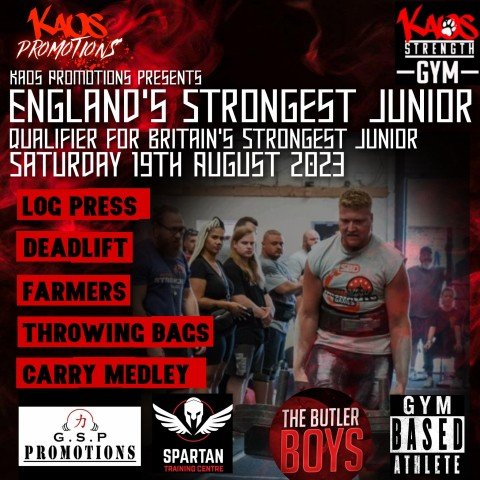 England's Strongest Junior 2023 Logo