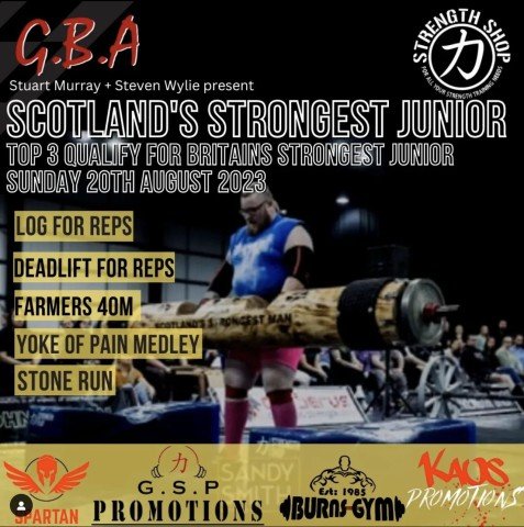 Scotland's Strongest Junior 2023 Logo