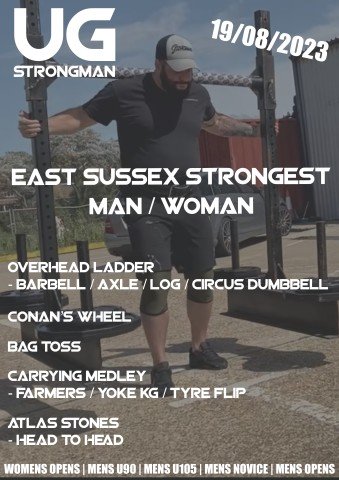 UG Strongman - East Sussex Strongest Man & Woman 2023 Logo