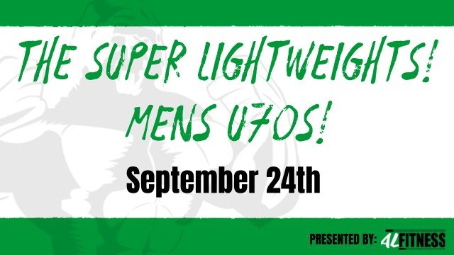 The Super lightweights mens u70 Logo
