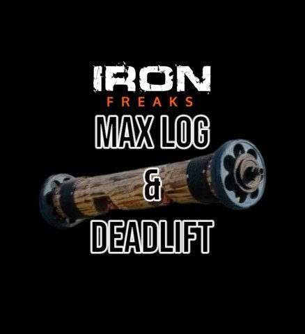 Iron Freaks Max log & deadlift Logo