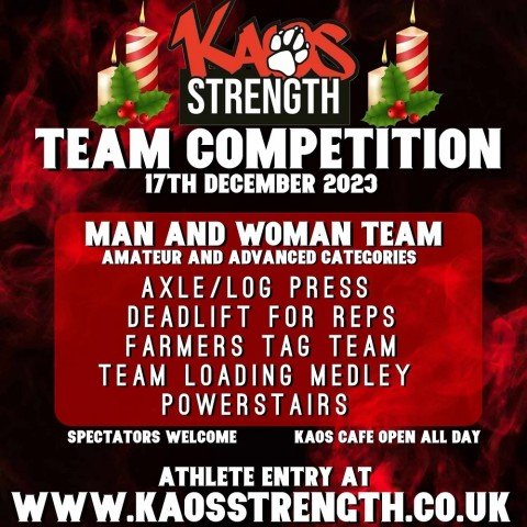 Kaos Christmas Team Competition 2023 Logo
