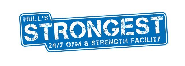 logo cut out strongest gym