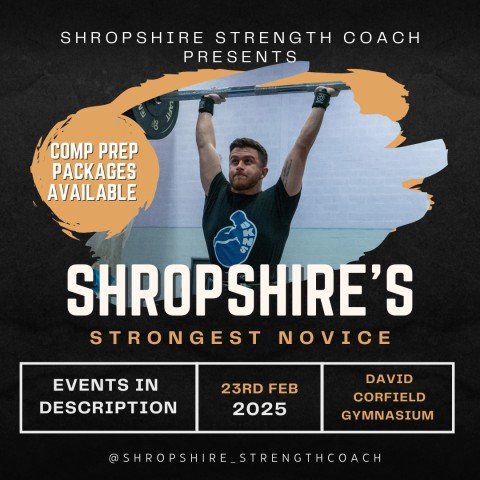 SHROPSHIRE STRENGTH COACH PRESENTS