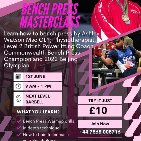 BENCH PRESS MASTERCLASS