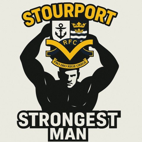 Strongest Man Stourport RFC Logo