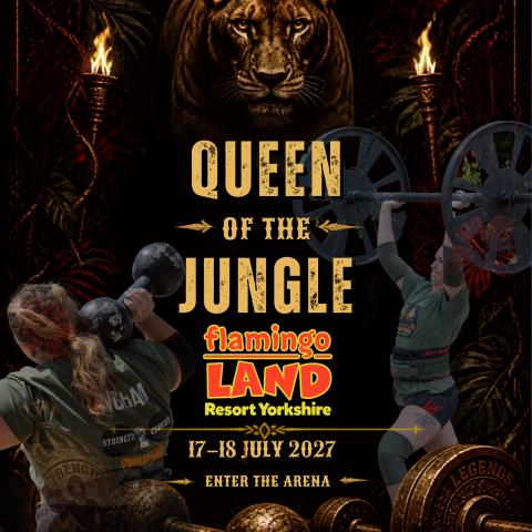 Queen of the Jungle Strongwoman Poster