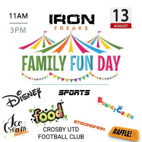 Iron freaks family fun day Logo