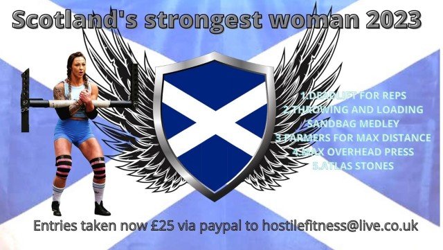 Official Scotland's Strongest Woman 2023 Logo