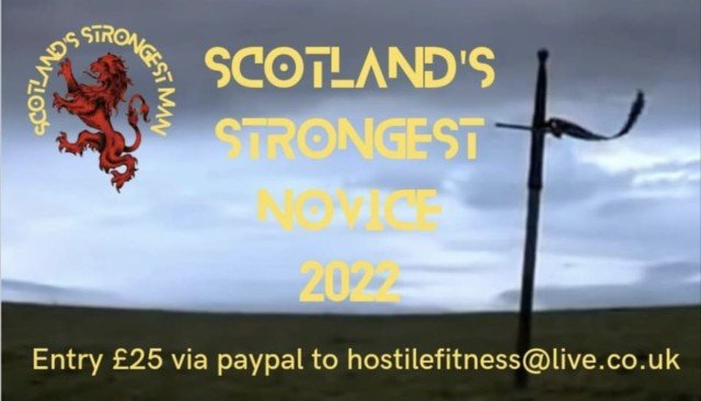 Scotland’s Strongest Novice 2022 Logo