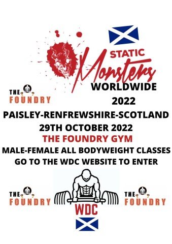 Static Monsters Worldwide Paisley Renfrewshire Scotland 2022 Logo
