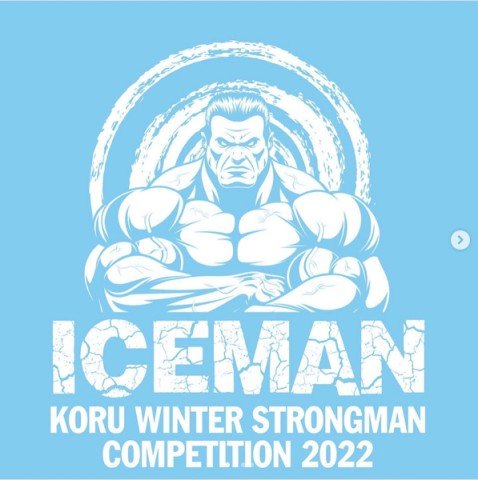 Iceman Koru Winter Strongman Competition 2022 Logo
