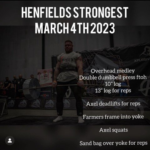 Henfield’s Strongest 2023 Logo