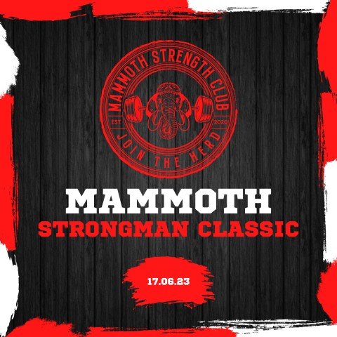 Mammoth Strongman Classic 2023 Logo