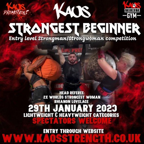 Kaos Strongest Beginner Logo
