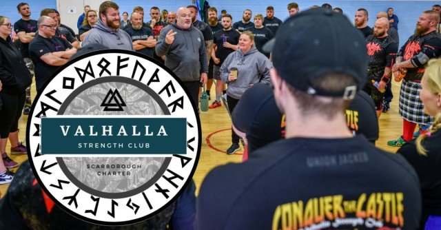 Valhalla Strength Club- Conquer the Castle 2023 Logo