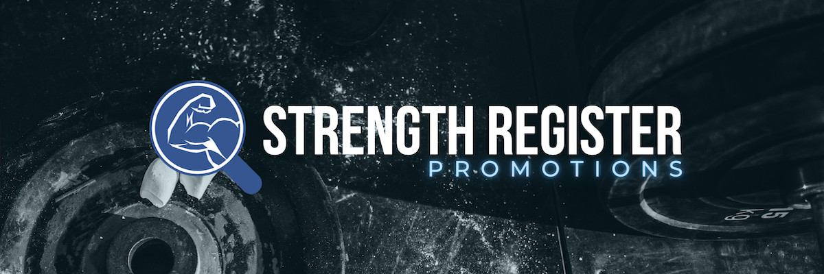 Strength Register Promotions Banner